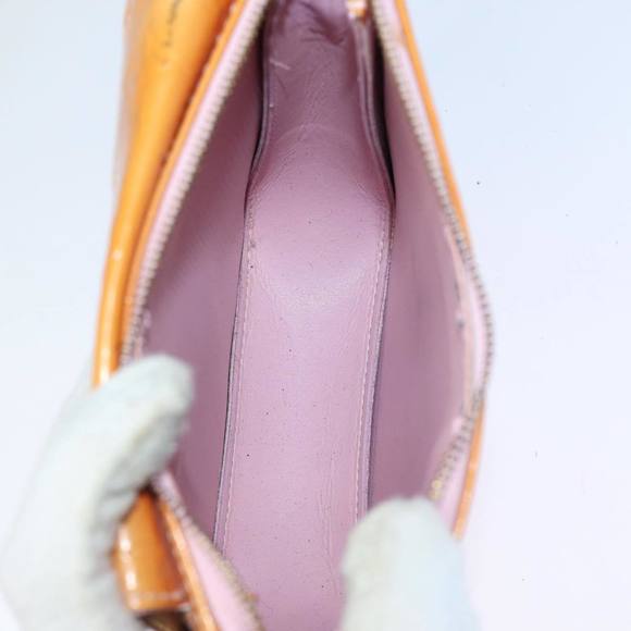 LOUIS VUITTON Monogram Vernis Motto Pouch Marshmallow Pink M91312 LV Auth 84288 - Picture 9 of 16